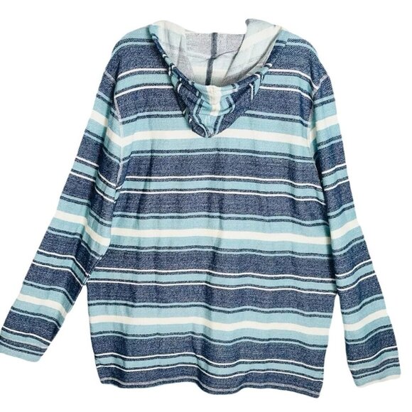 Tommy Bahama Men's Blue Horizon Baja Hoodie in Bering Blue Size Small - Picture 2 of 5